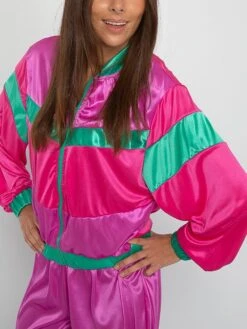 Costume Anni '80 -Kiabi costume anni 80 rosaverde bhv40 1 frb3