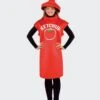 Costume Bottiglia Di Ketchup