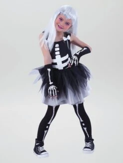 Costume Da Strega + Guanti - 2 Pezzi