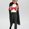 Costume Da Vampiro + Mantello - 2 Pezzi