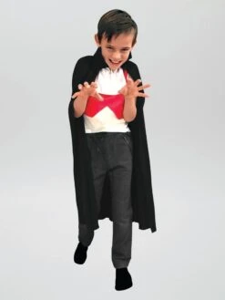 Costume Da Vampiro + Mantello - 2 Pezzi