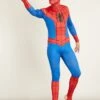 Costume 'Spiderman' Seconda Pelle Con Cappuccio