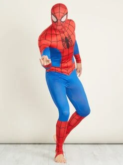 Costume 'Spiderman' Seconda Pelle Con Cappuccio -Kiabi costume spiderman seconda pelle con cappuccio blurosso vd334 1 frb5