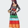 Costume Vestito Scheletro