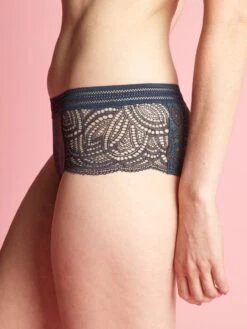 Culotte In Microfibra E Pizzo -Kiabi culotte in microfibra e pizzo blu ale83 2 frb3