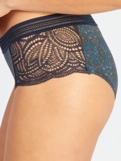 Culotte In Microfibra E Pizzo -Kiabi culotte in microfibra e pizzo blu ale83 2 frb6