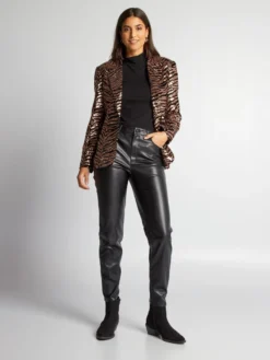 Dolcevita In Maglia A Coste -Kiabi dolcevita in maglia a coste nero agi89 3 frb4