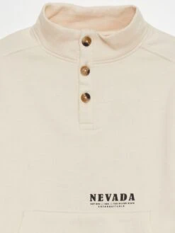 Felpa A Collo Alto Con Stampa Nevada -Kiabi felpa a collo alto con stampa nevada beige azf29 2 frb3