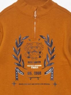 Felpa A Collo Alto Con Zip - Facile Da Infilare -Kiabi felpa a collo alto con zip facile da infilare bianco akf96 1 frb5