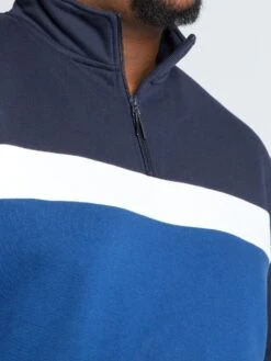 Felpa A Collo Alto Con Zip In Tessuto Felpato -Kiabi felpa a collo alto con zip in tessuto felpato blu alh62 1 frb5