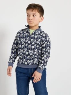 Felpa A Collo Alto Con Zip 'Topolino' 'Disney' -Kiabi felpa a collo alto con zip topolino disney grigio zr040 1 frb3