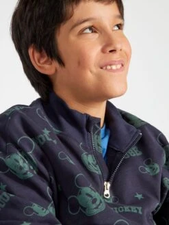 Felpa A Collo Alto Con Zip 'Topolino' - Facile Da Infilare -Kiabi felpa a collo alto con zip topolino facile da infilare bianco alz87 1 frb3