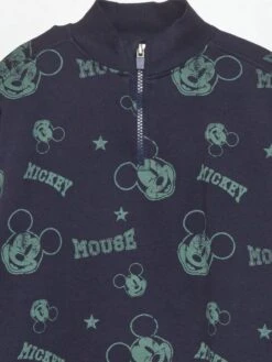 Felpa A Collo Alto Con Zip 'Topolino' - Facile Da Infilare -Kiabi felpa a collo alto con zip topolino facile da infilare bianco alz87 1 frb5