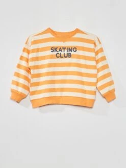 Felpa A Righe 9 Felpa A Righe -Kiabi felpa a righe arancione zs115 2 frb4