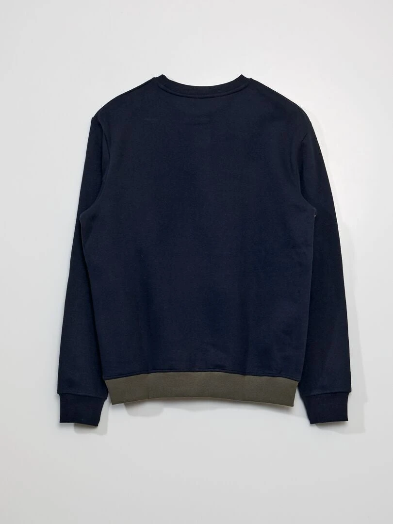 Felpa Color Block In Tessuto Felpato 2 Felpa Color Block In Tessuto Felpato - immagine 2