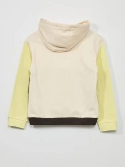 Felpa Con Cappuccio Color Block Con Scritta Fantasia -Kiabi felpa con cappuccio color block con scritta fantasia nero ael62 5 frb3