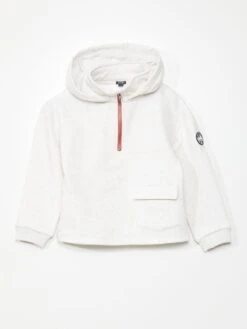 Felpa Con Cappuccio E Collo Alto