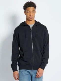 Felpa Con Cappuccio E Zip + 190 Cm -Kiabi felpa con cappuccio e zip 190 cm nero zr427 5 frb5