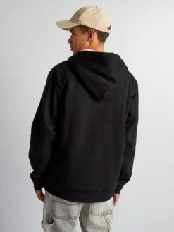 Felpa Con Cappuccio E Zip Foderata In Sherpa -Kiabi felpa con cappuccio e zip foderata in sherpa nero asm43 3 frb5
