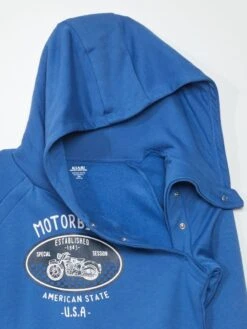 Felpa Con Cappuccio In Tessuto Felpato - Facile Da Infilare -Kiabi felpa con cappuccio in tessuto felpato facile da infilare bianco ajl54 1 frb4