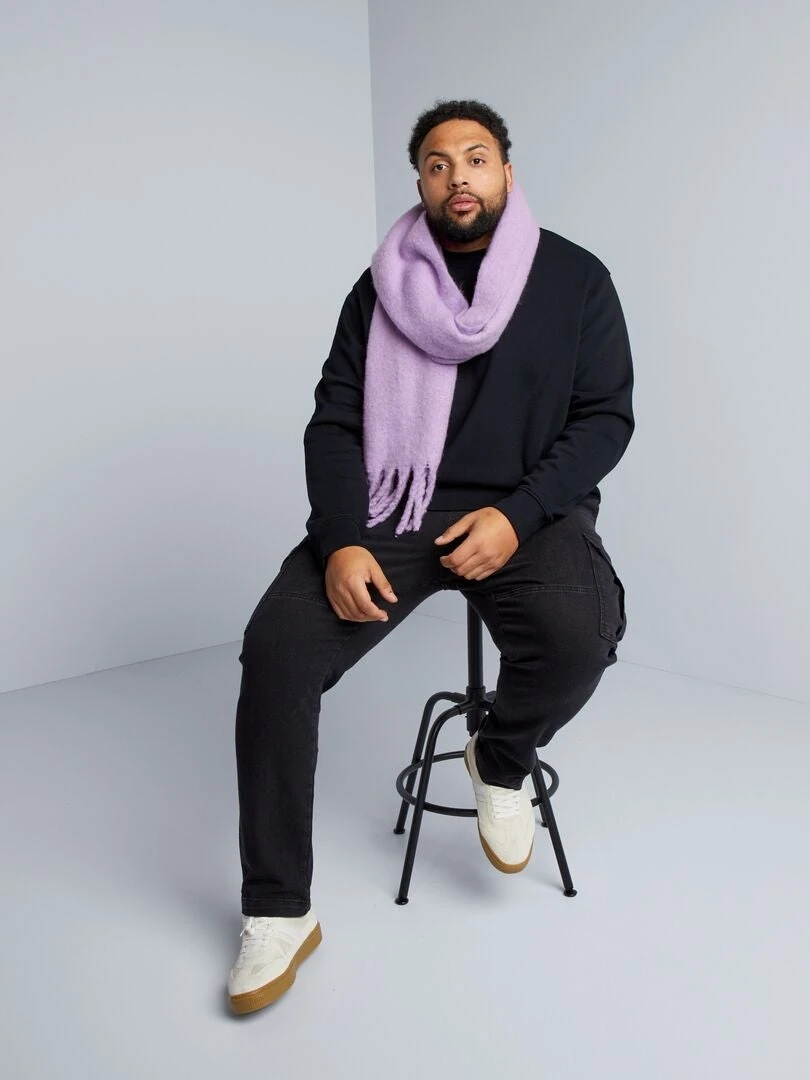 Felpa Con Scollo Tondo In Tessuto Felpato 2 Felpa Con Scollo Tondo In Tessuto Felpato - immagine 2