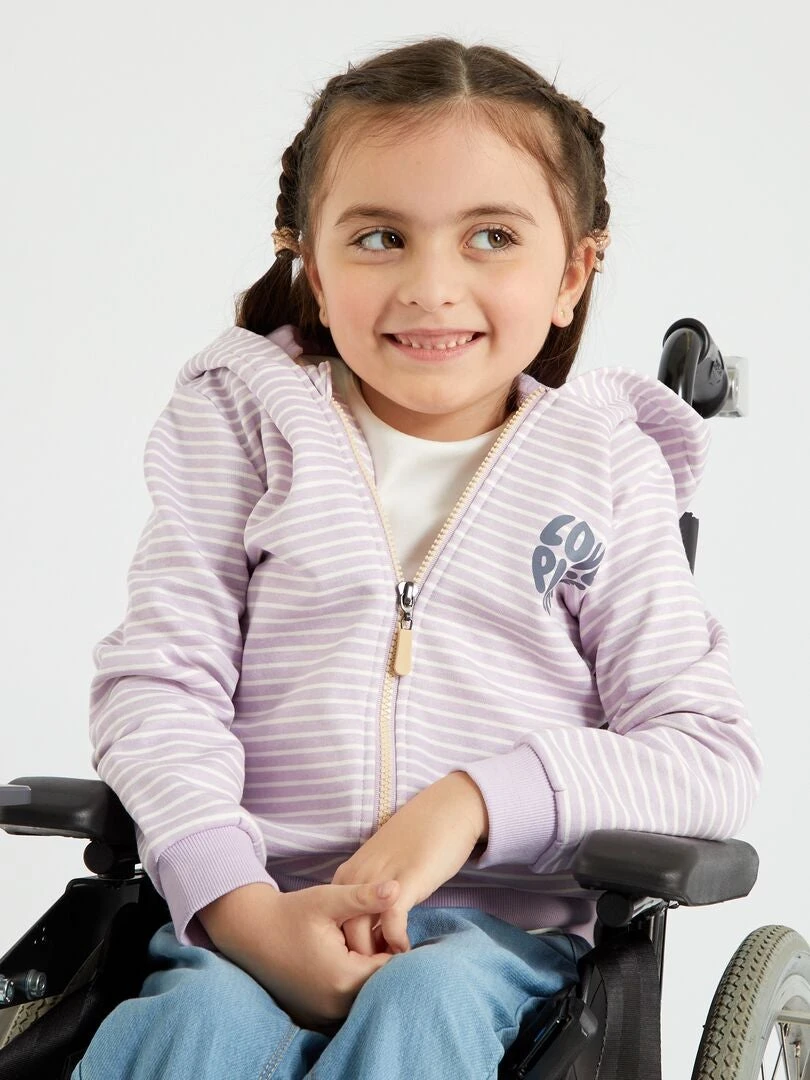 Felpa Con Zip E Cappuccio In Tessuto Felpato 1 Felpa Con Zip E Cappuccio In Tessuto Felpato