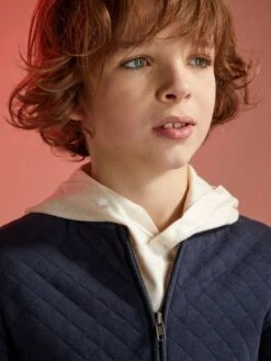 Felpa Con Zip In Jersey -Kiabi felpa con zip in jersey blu zd889 1 frb3