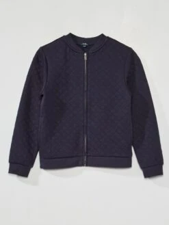 Felpa Con Zip In Jersey -Kiabi felpa con zip in jersey blu zd889 1 frb5