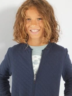 Felpa Con Zip In Jersey -Kiabi felpa con zip in jersey blu zd889 1 frb7