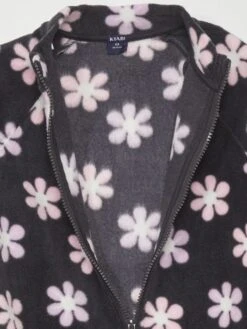 Felpa Con Zip In Pile Stampato -Kiabi felpa con zip in pile stampato nero azh12 1 frb4