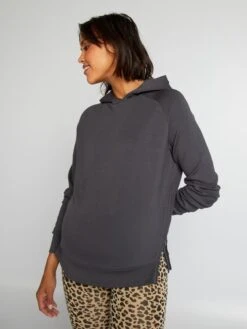 Felpa Da Allattamento Con Cappuccio