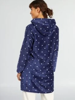 Felpa Homewear In Pile -Kiabi felpa homewear in pile blu aur30 1 frb3