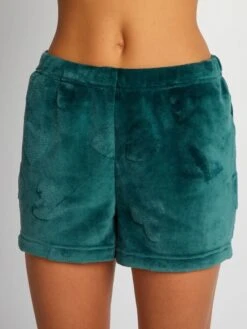 Felpa Homewear In Pile Con Zip -Kiabi felpa homewear in pile con zip verde ats81 2 frb5