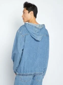 Felpa In Denim X Canapa -Kiabi felpa in denim x canapa blu amr76 1 frb6