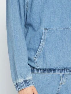 Felpa In Denim X Canapa -Kiabi felpa in denim x canapa blu amr76 1 frb7