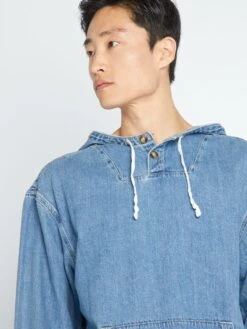 Felpa In Denim X Canapa -Kiabi felpa in denim x canapa blu amr76 1 frb8