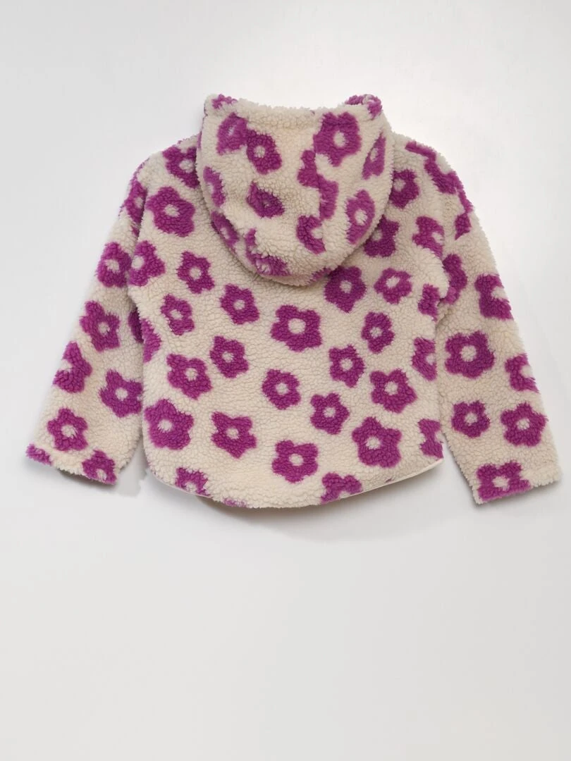 Felpa In Sherpa A Collo Alto Con Zip 2 Felpa In Sherpa A Collo Alto Con Zip - immagine 2