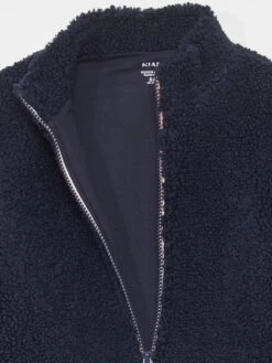 Felpa In Sherpa Con Zip -Kiabi felpa in sherpa con zip blu azf40 2 frb3