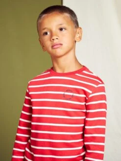 Felpa In Tessuto Felpato A Righe Larghe