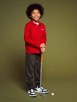 Felpa In Tessuto Felpato Con Bottoncini A Pressione