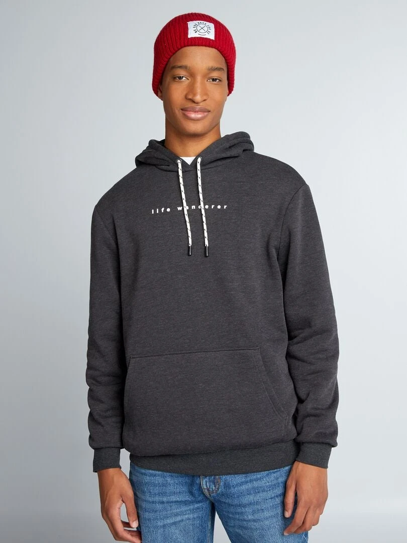 Felpa In Tessuto Felpato Con Cappuccio +190 Cm 4 Felpa In Tessuto Felpato Con Cappuccio +190 Cm - immagine 4