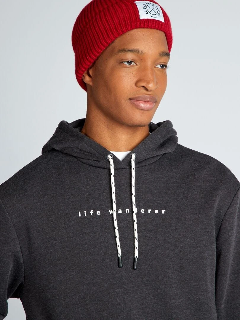 Felpa In Tessuto Felpato Con Cappuccio +190 Cm 6 Felpa In Tessuto Felpato Con Cappuccio +190 Cm - immagine 6