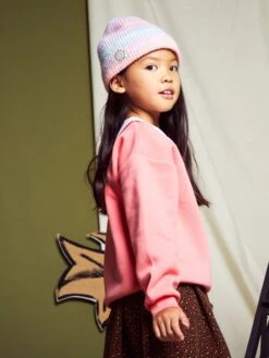 Felpa In Tessuto Felpato Con Colletto Claudine -Kiabi felpa in tessuto felpato con colletto claudine rosa alw38 2 frb3