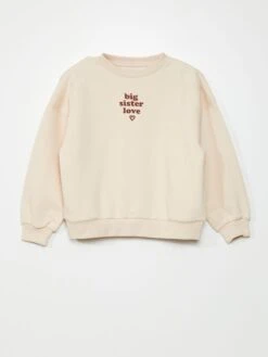 Felpa In Tessuto Felpato Con Scritta