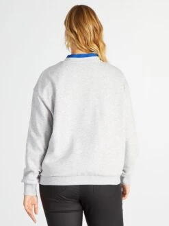 Felpa In Tessuto Felpato Con Stampa Davanti 7 Felpa In Tessuto Felpato Con Stampa Davanti -Kiabi felpa in tessuto felpato con stampa davanti grigio aum12 1 frb4