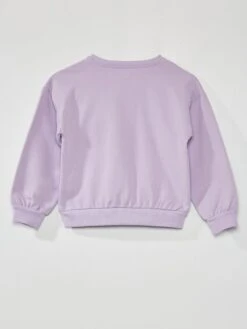 Felpa In Tessuto Felpato Con Stampa Peluche -Kiabi felpa in tessuto felpato con stampa peluche viola anm58 3 frb3