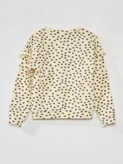 Felpa In Tessuto Felpato 'Happy And Joyfull' 5 Felpa In Tessuto Felpato 'Happy And Joyfull' -Kiabi felpa in tessuto felpato happy and joyfull beige avg99 1 frb3