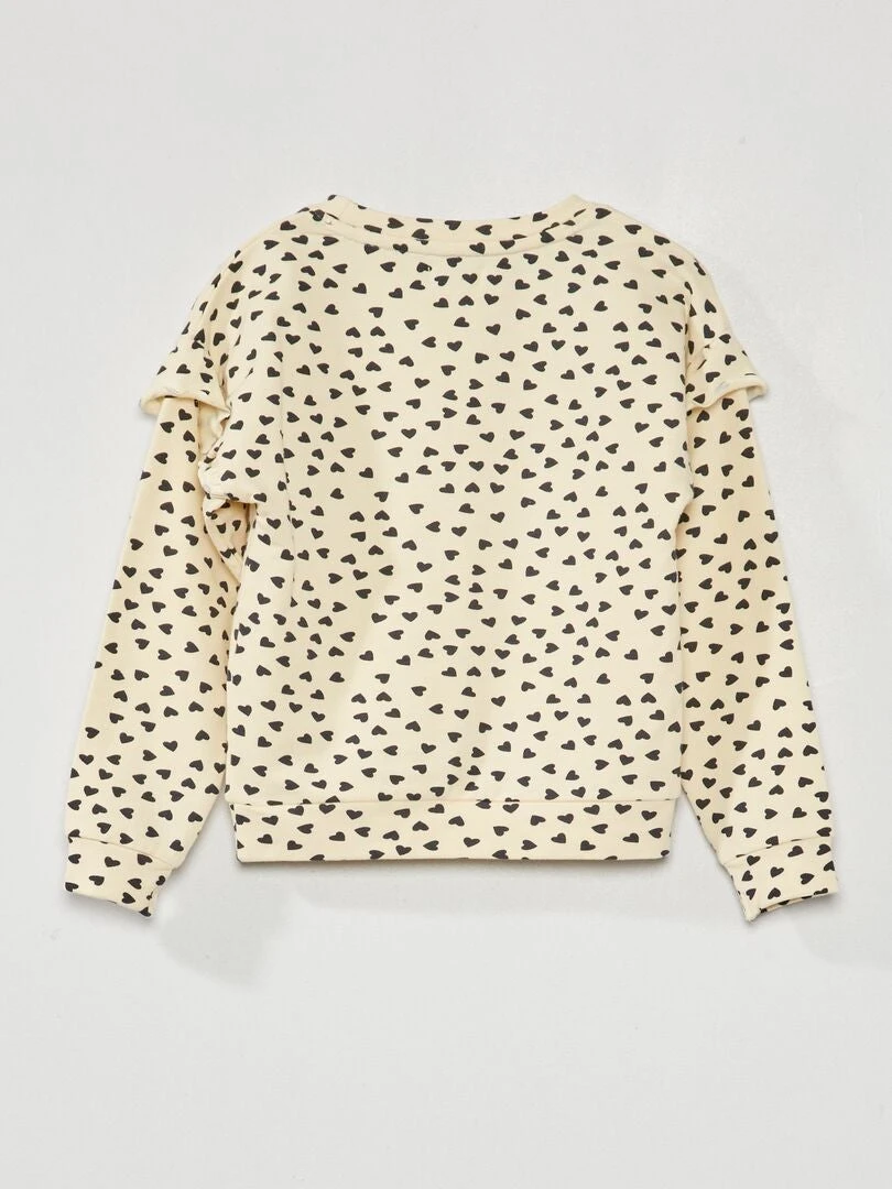 Felpa In Tessuto Felpato 'Happy And Joyfull' 3 Felpa In Tessuto Felpato 'Happy And Joyfull' - immagine 3