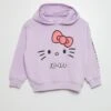Felpa In Tessuto Felpato 'Hello Kitty' Con Cappuccio