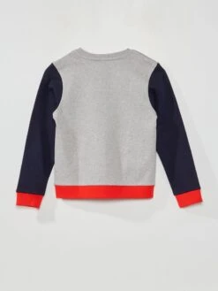 Felpa In Tessuto Felpato 'Mario' -Kiabi felpa in tessuto felpato mario grigio blu marine atr10 1 frb2